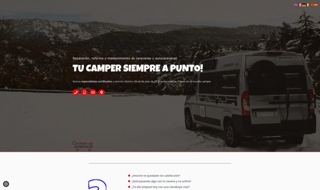 Caravaning Barbanza - Portada