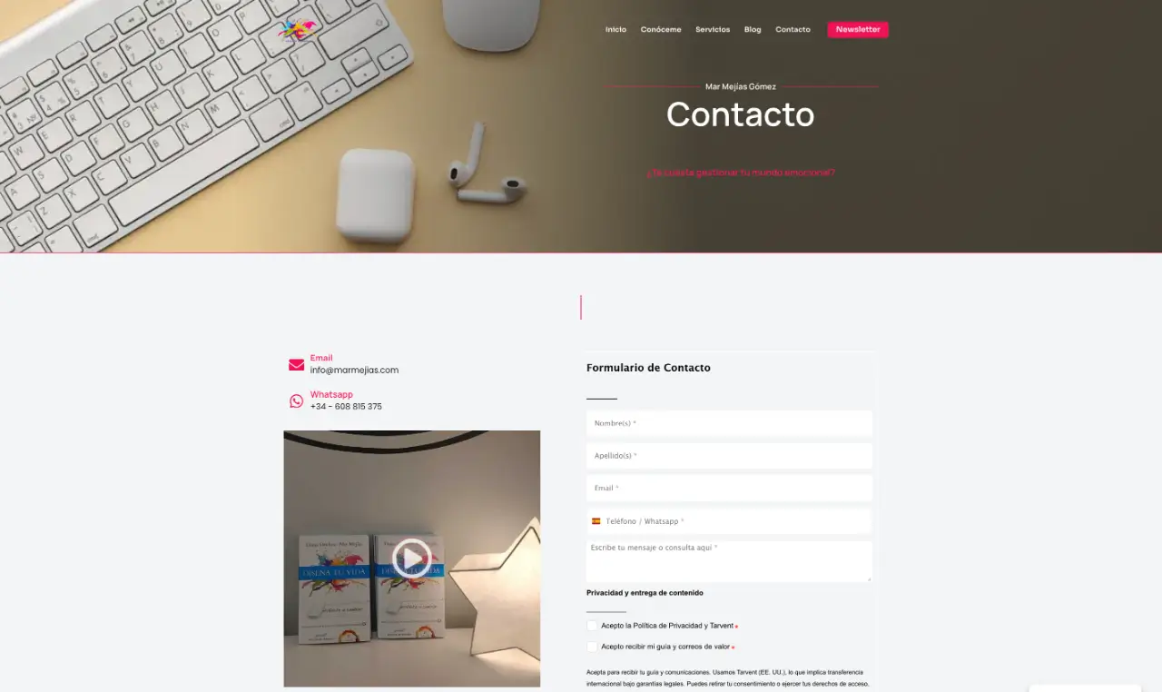 Mar Mejías - Contacto