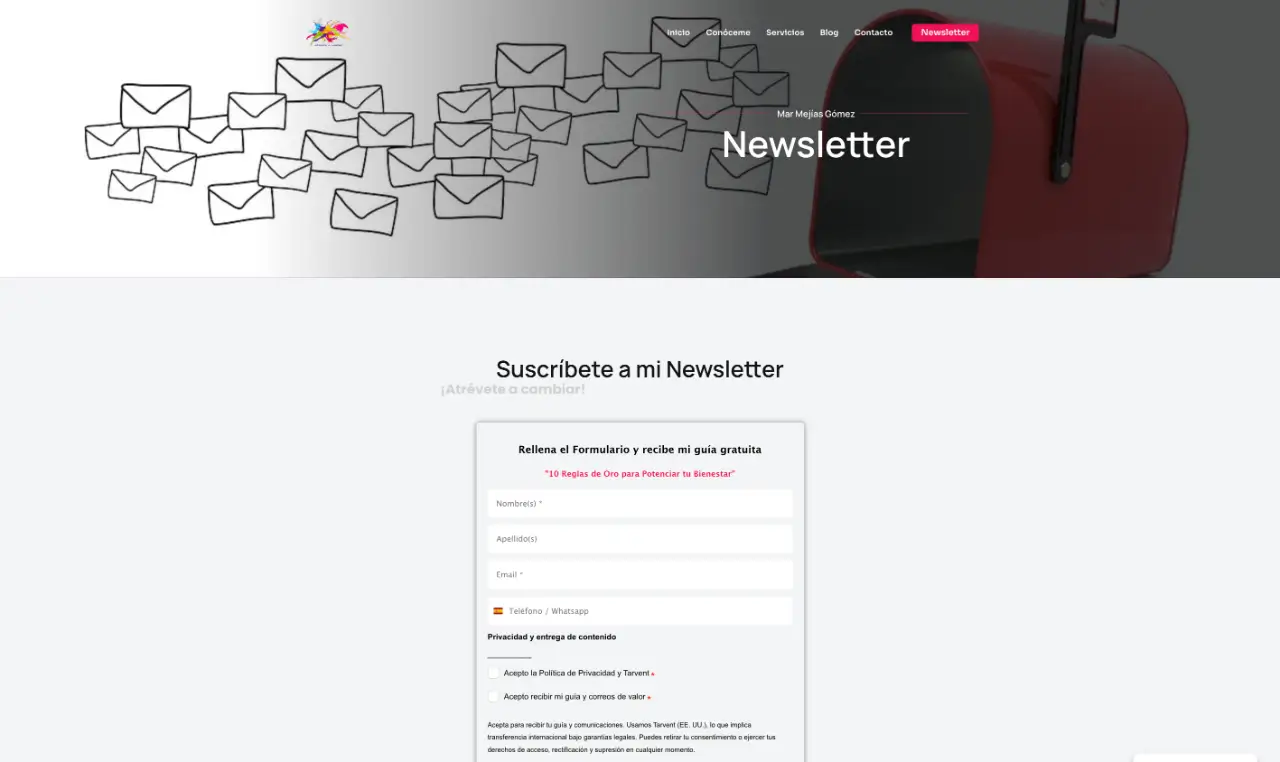 Mar Mejías - Newsletter