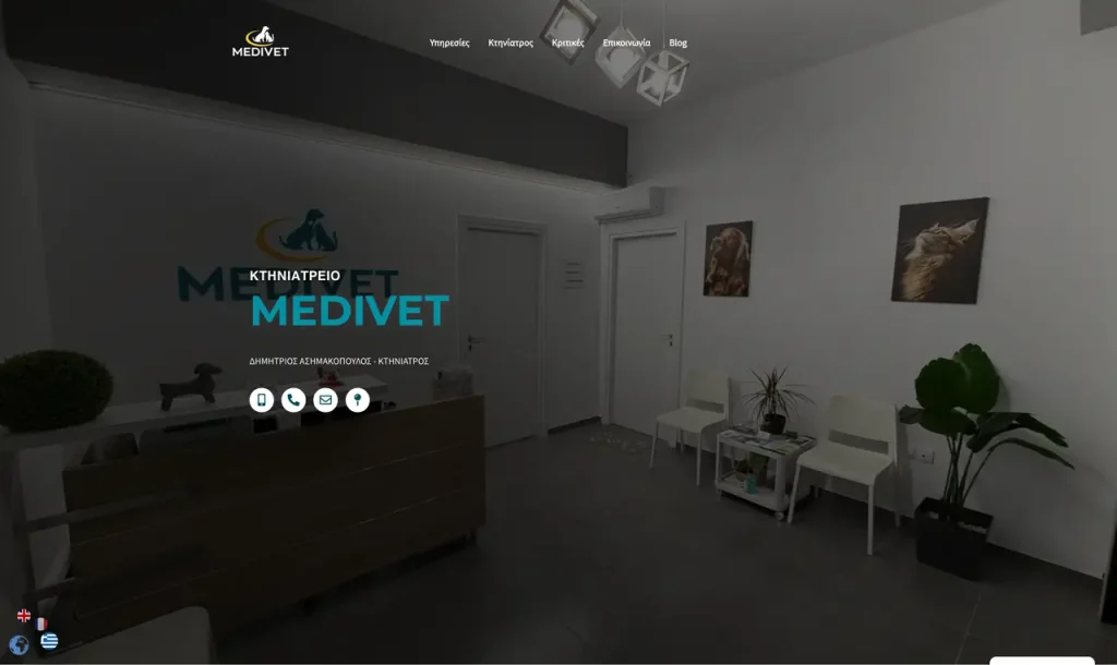 Medivet Athens - La portada