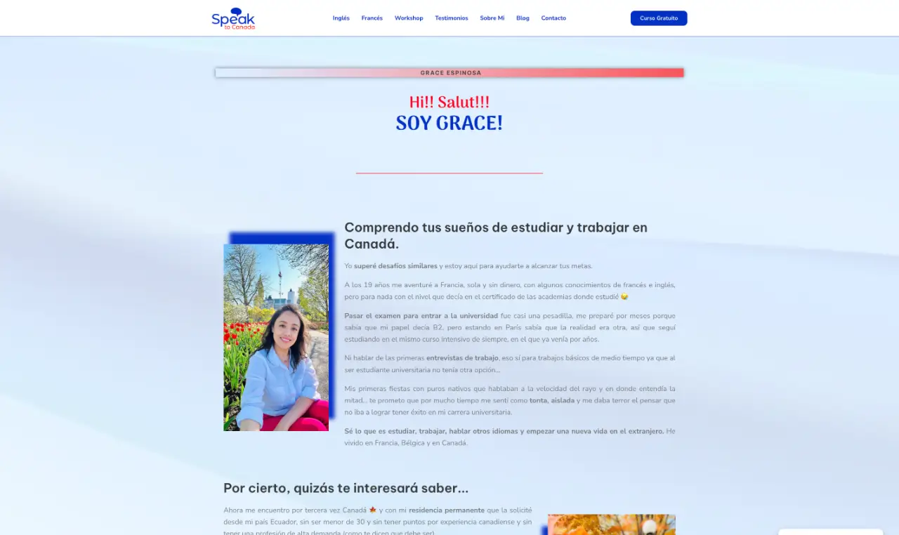 Speak To Canada - Sobre mí